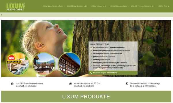 LIXUM 100% biologischer Holzschutz